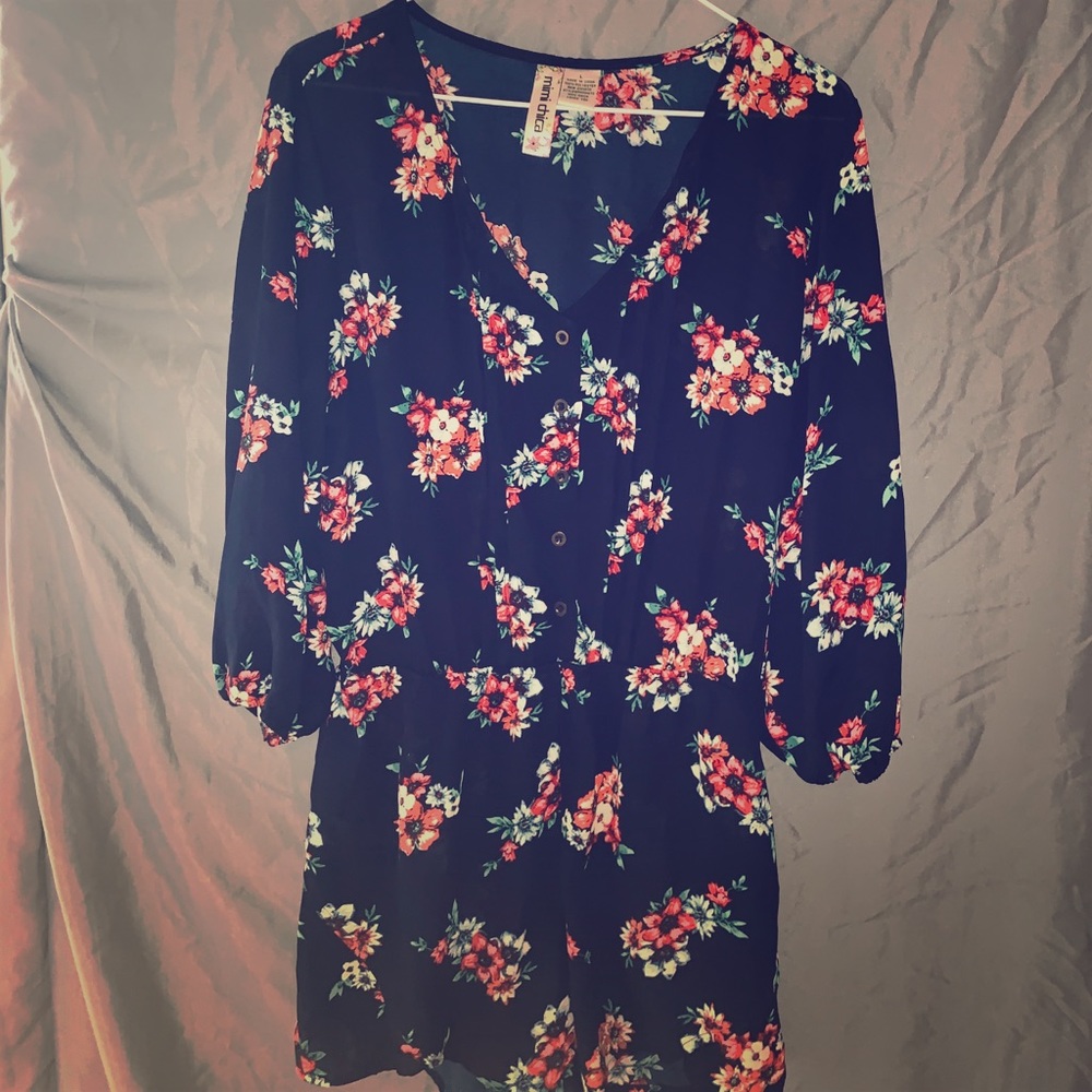 Long sleeve romper